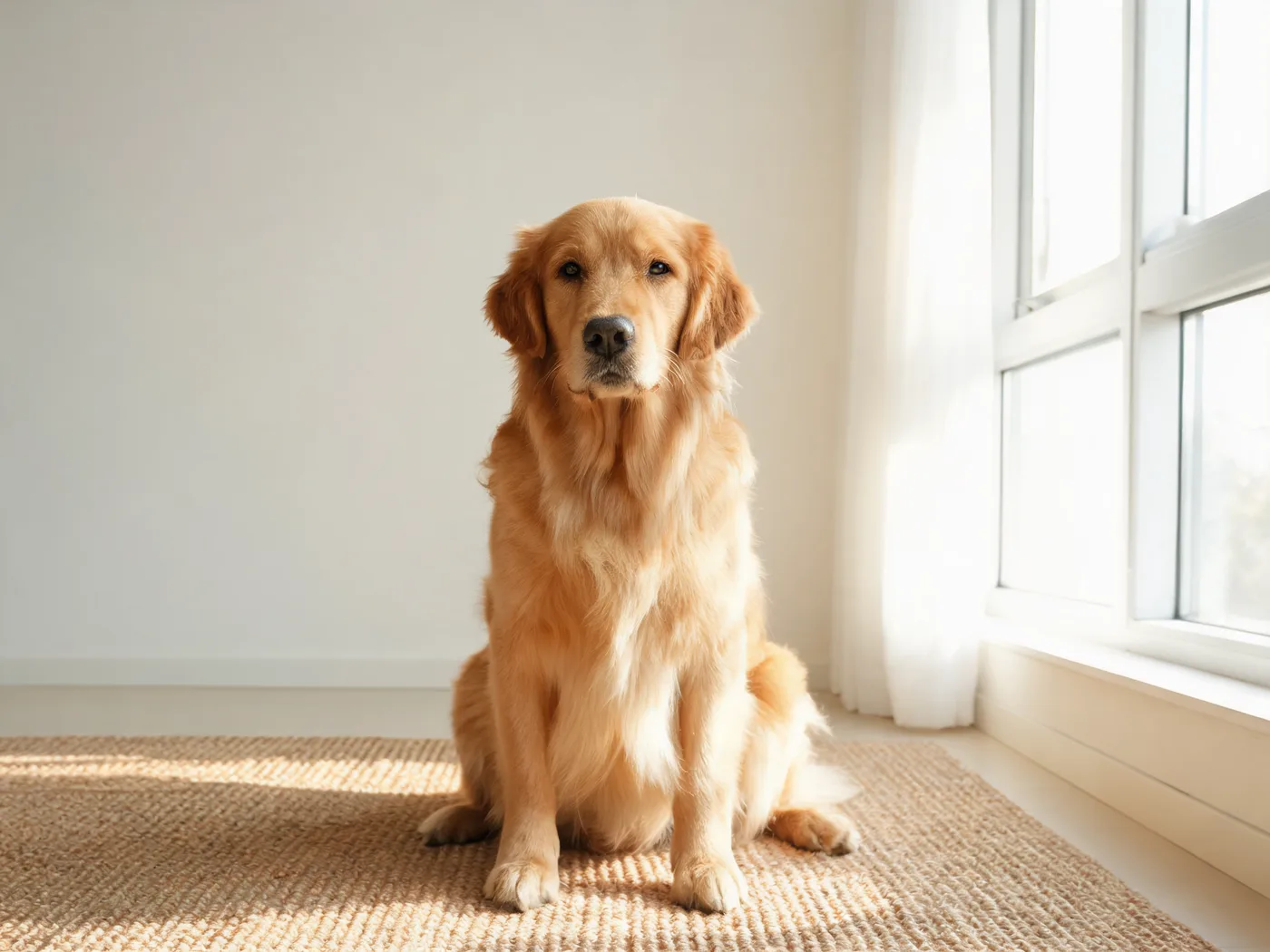 Before demo photo of a dog used for pet coloring page preview
