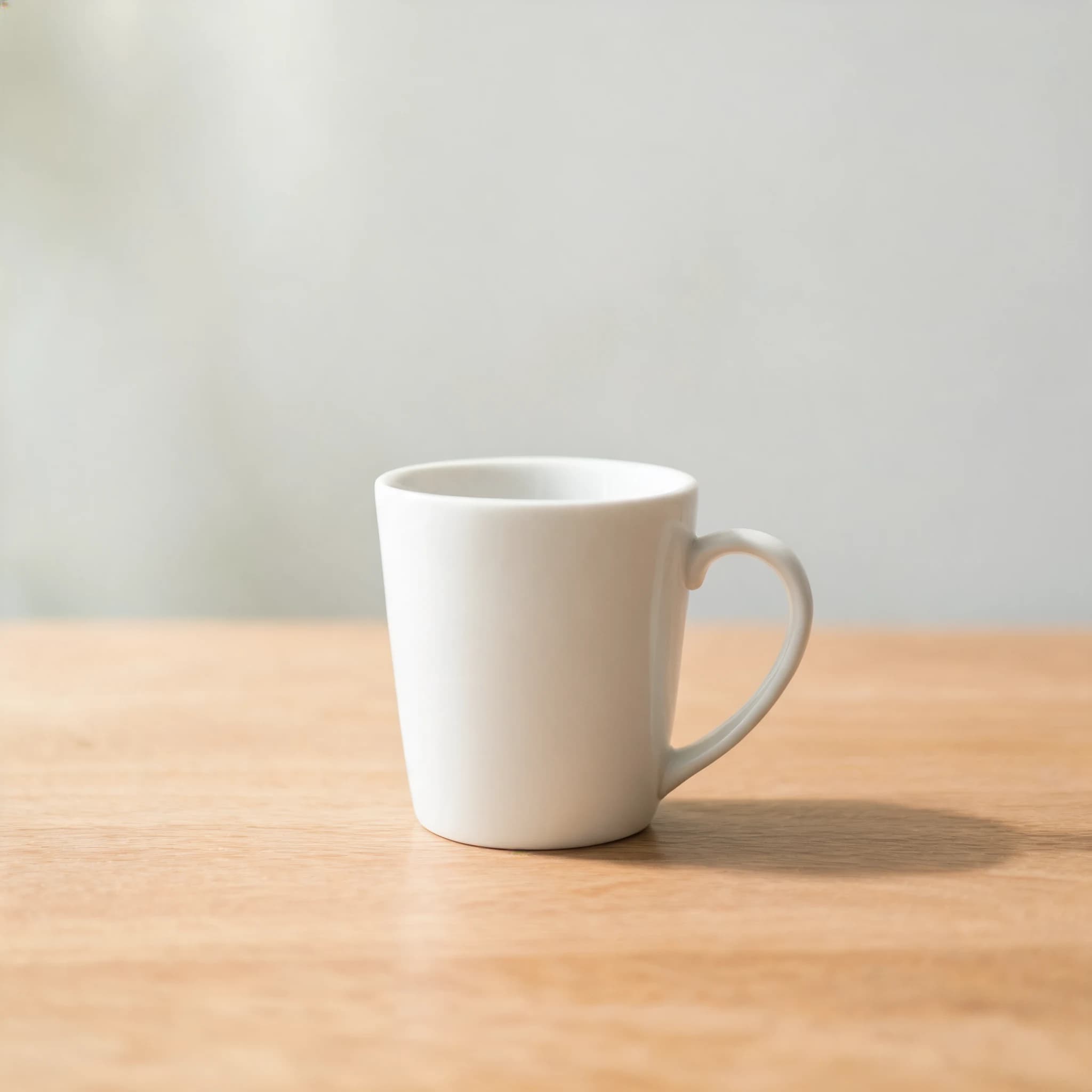 Before coffee mug product photo used for the clean line sketch demo